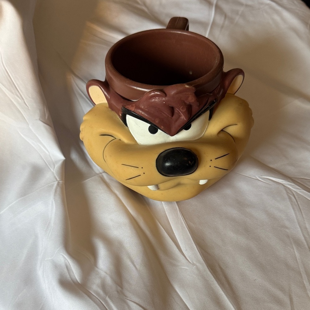 ★ Taz Tasmanian Devil 3D Character Coffee Mug Looney Tunes Warner Bros